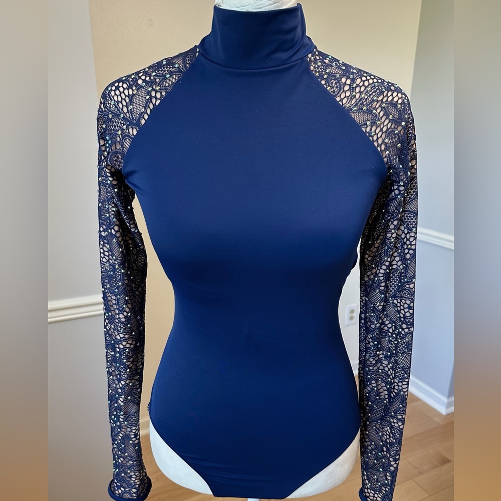 Navy leotard AS